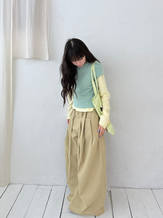 Double Strap Wide Pants