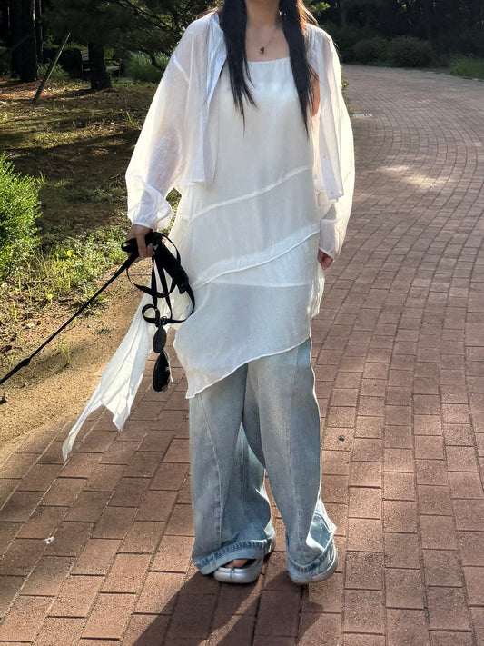 Soft Veil Top