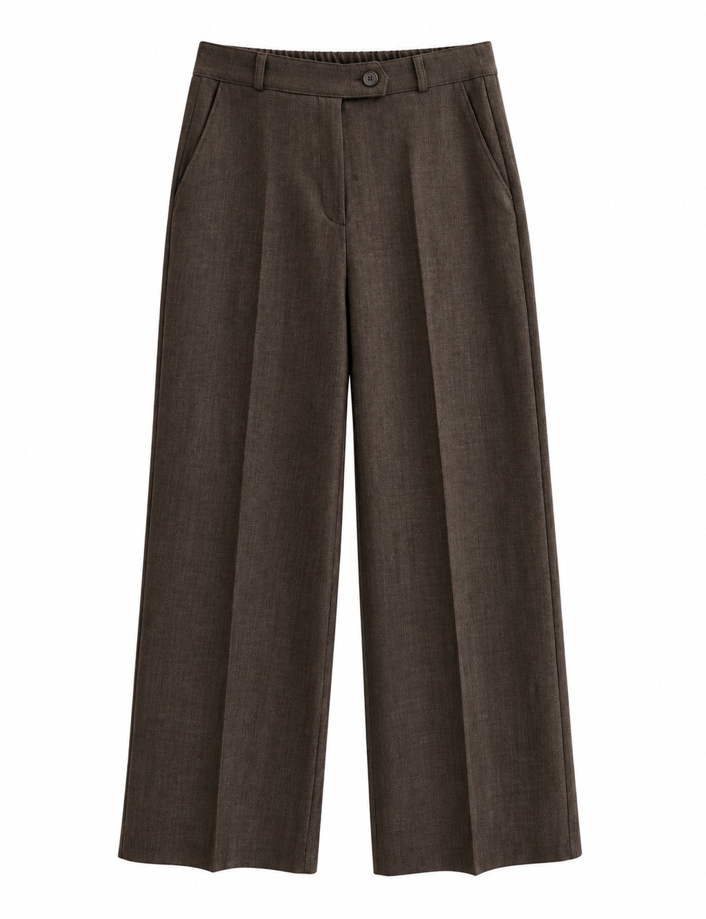 Textured Straight Pants
