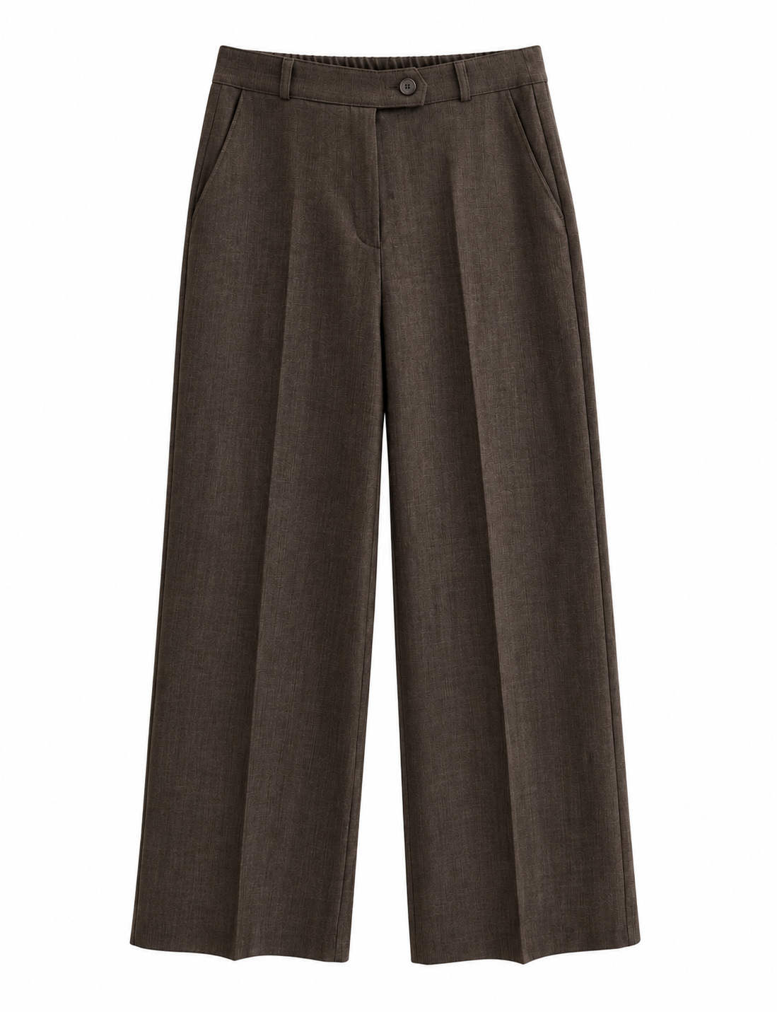 Textured Straight Pants