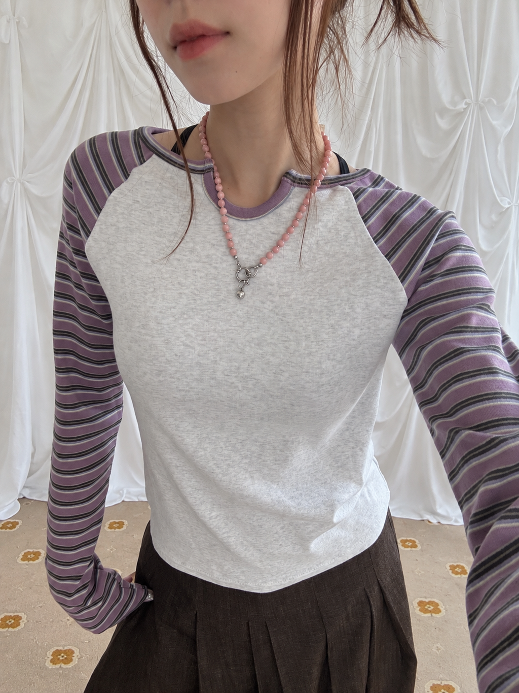 Retro Line Long Sleeve Top