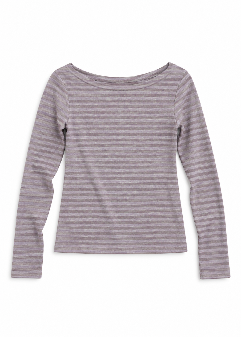 Cloudy Stripe Long Sleeve Top