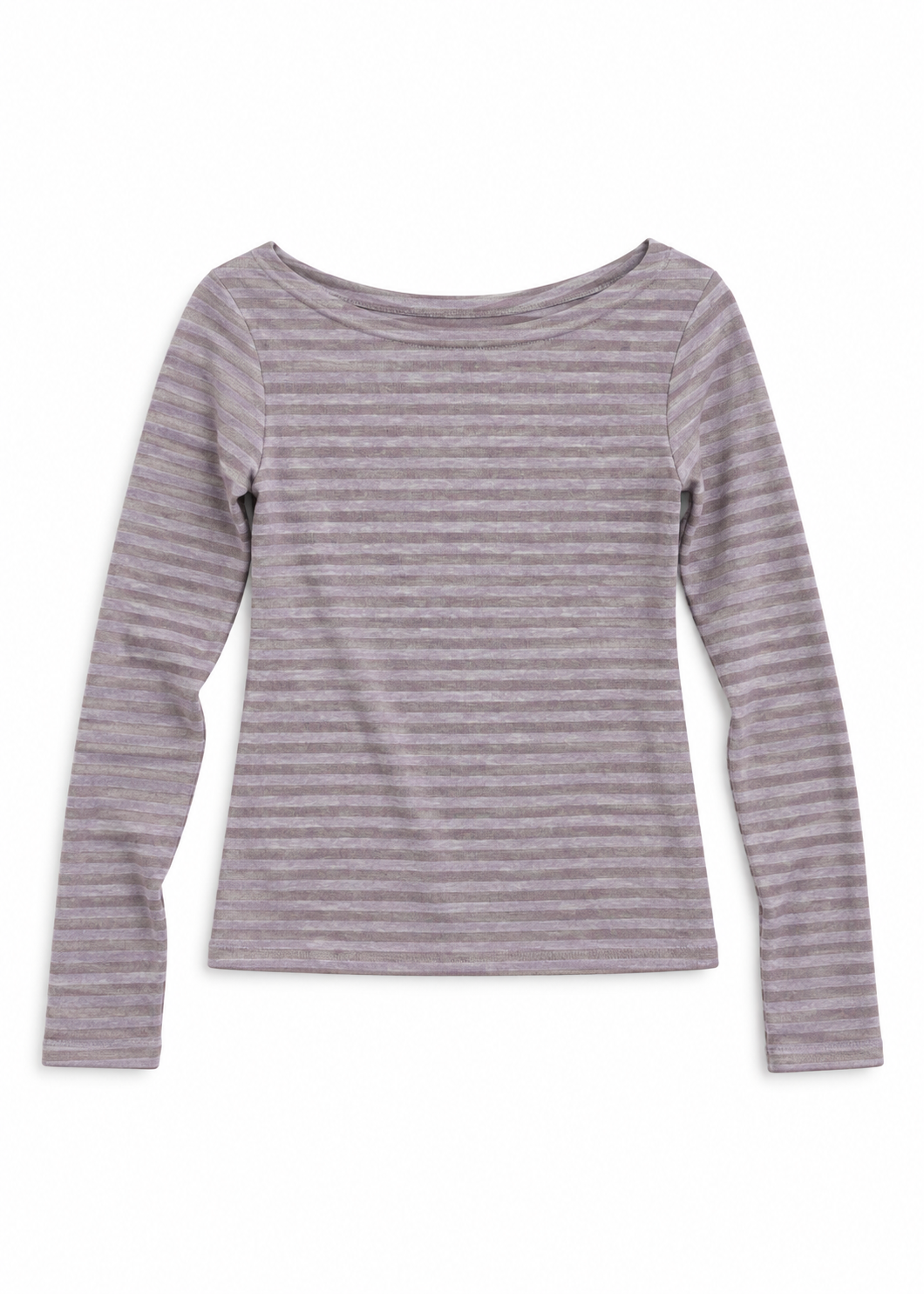 Cloudy Stripe Long Sleeve Top