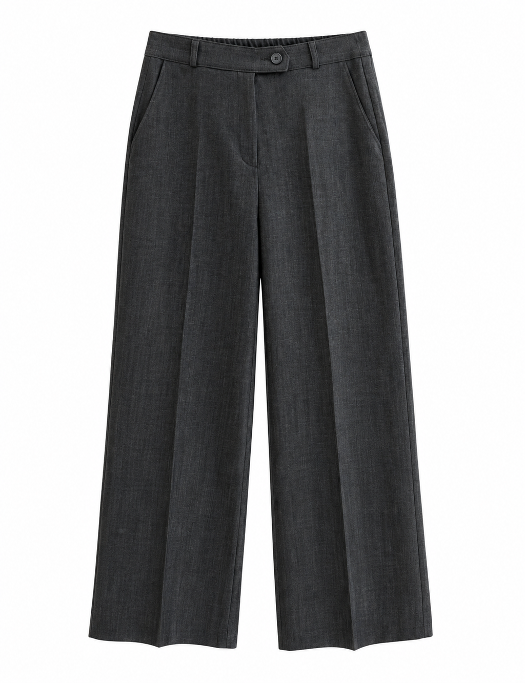 Textured Straight Pants