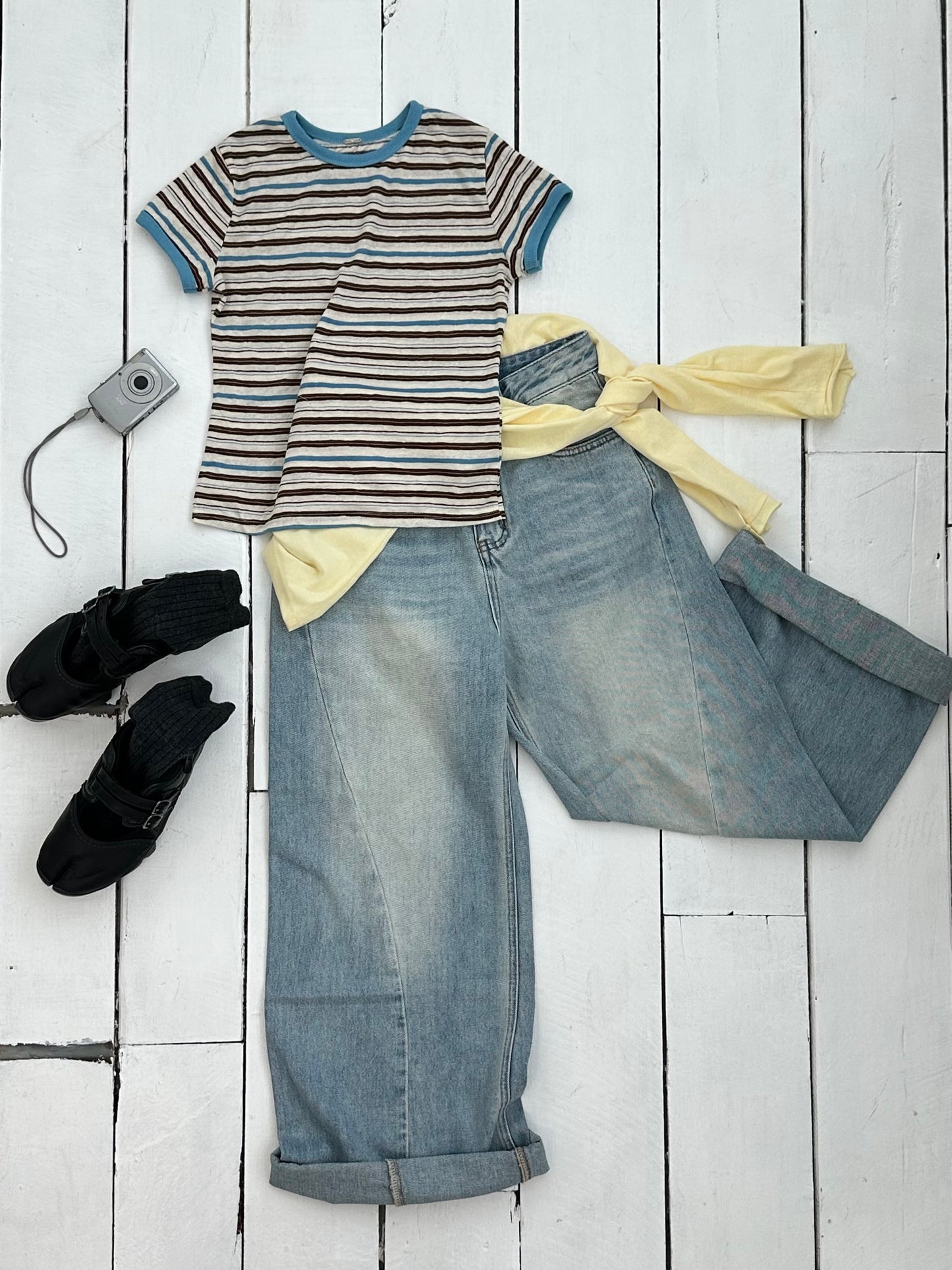 Brownie Stripe Top