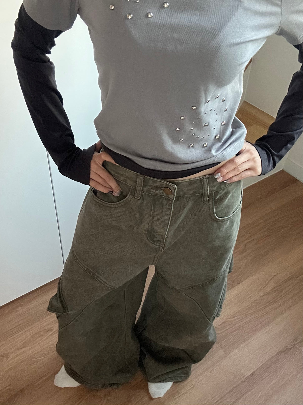 Olive Cargo Pants