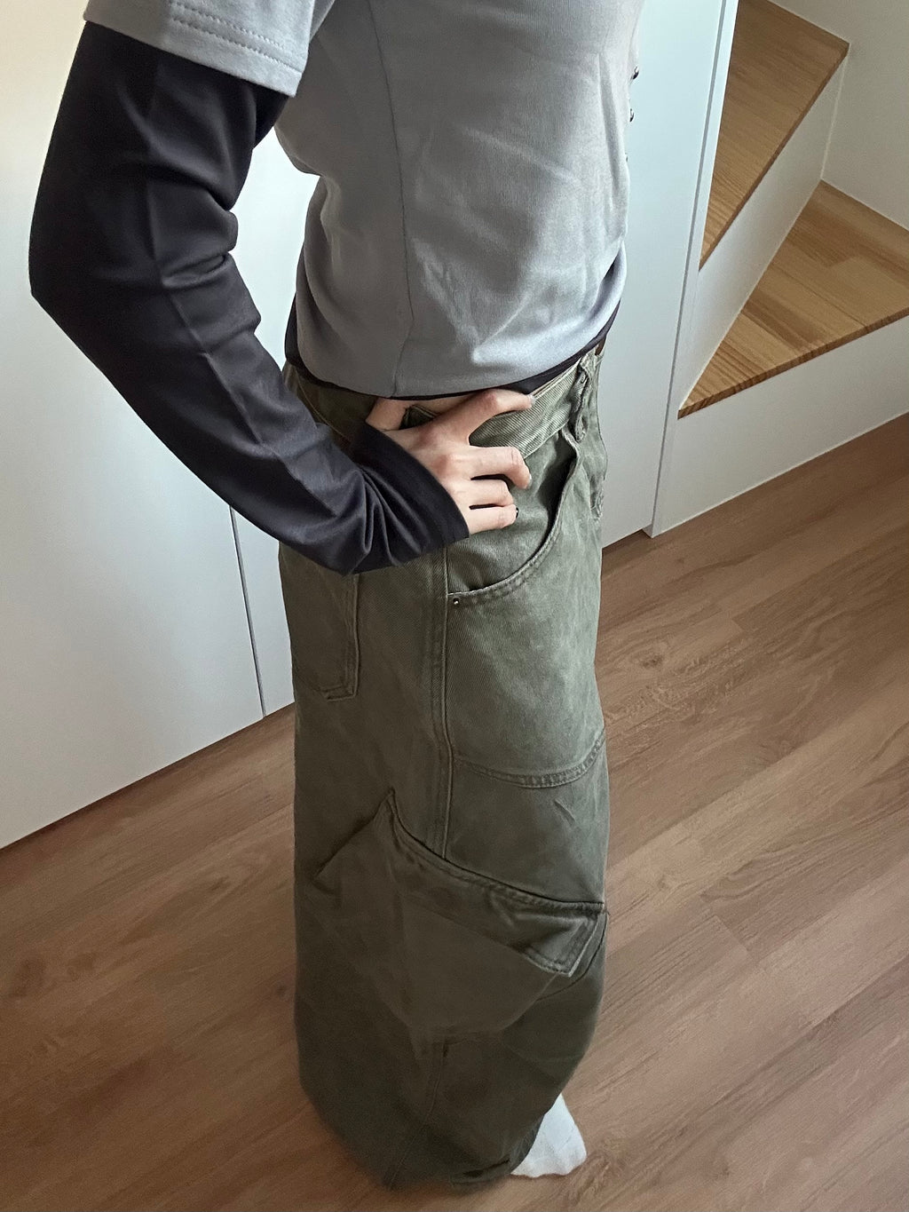 Olive Cargo Pants