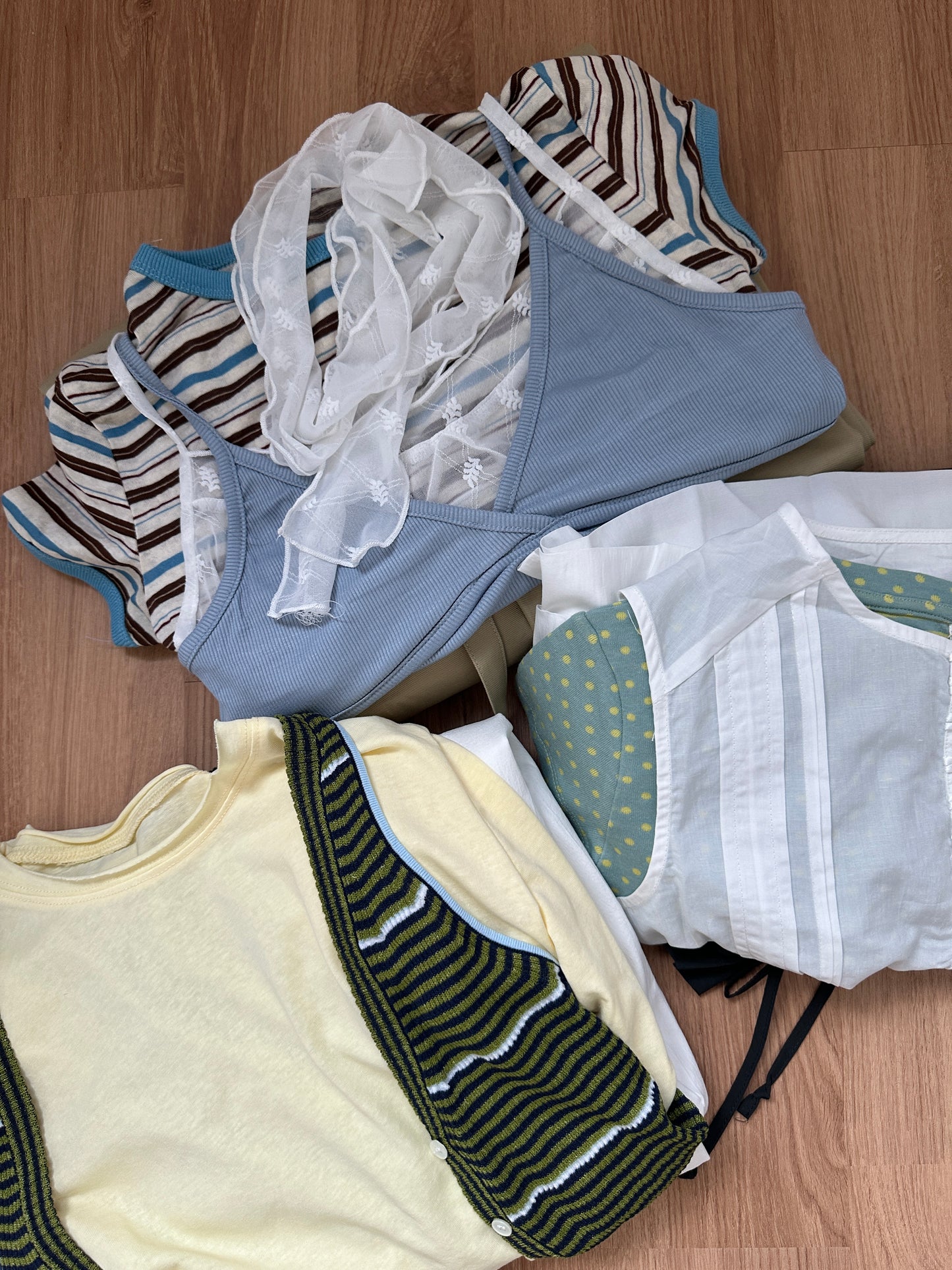 Brownie Stripe Top