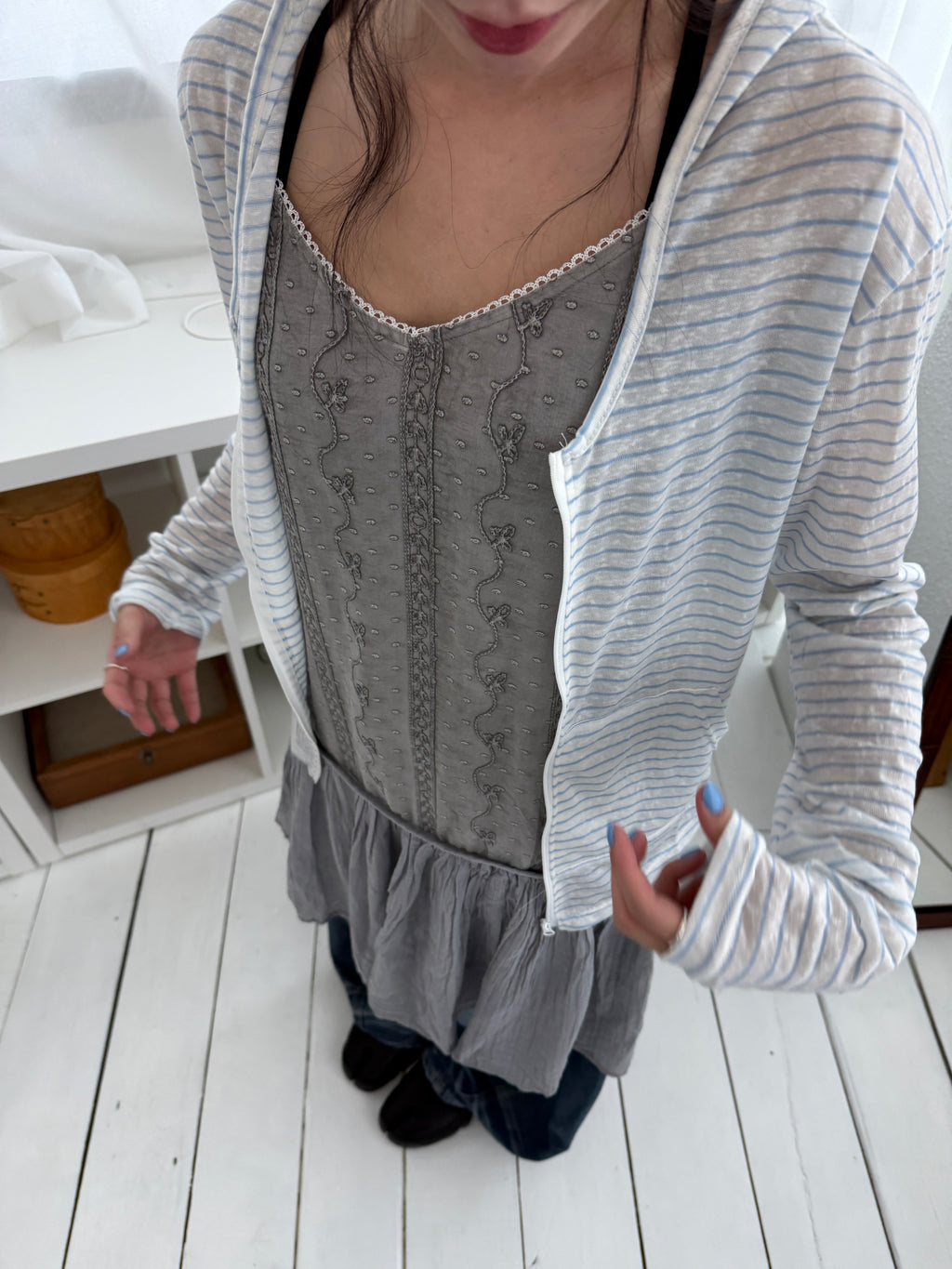 Breeze Stripe Hoodie