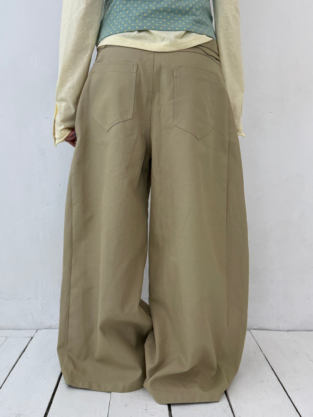 Double Strap Wide Pants